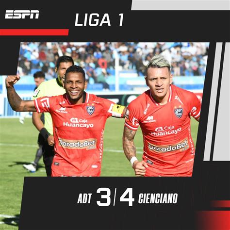 Espn Per On Twitter Show De Goles En Tarma Cienciano Venci