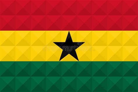 Artistic flag of Ghana stock vector. Illustration of banner - 229130625