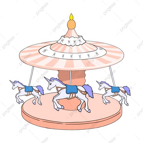 Cartoon Carousel Clipart Png Images Carousel Clipart Cartoon Orange