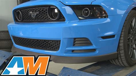 2013 2014 Mustang GT V6 MMD Chin Spoiler Review Install YouTube