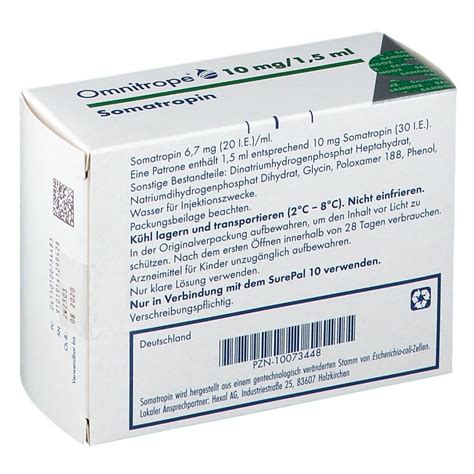 Omnitrope® 10 Mg 1 5 Ml 10 St Shop