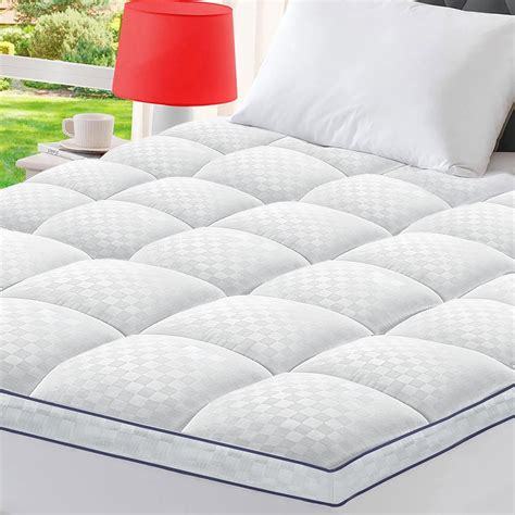 Twin Mattress Topper Extra Thick Pillowtop Cooling Plush Mattress Pad ...