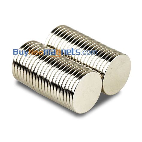 50pcs 15mm Dia X 1 5mm Thick Powerful Neodymium Magnets Thin N35 Very