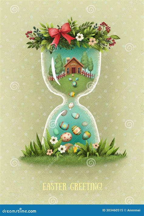 Easter Card Stock Illustration Illustration Of Element