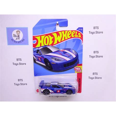 Hot Wheels Regular Corvette C R Blue No Shopee Malaysia