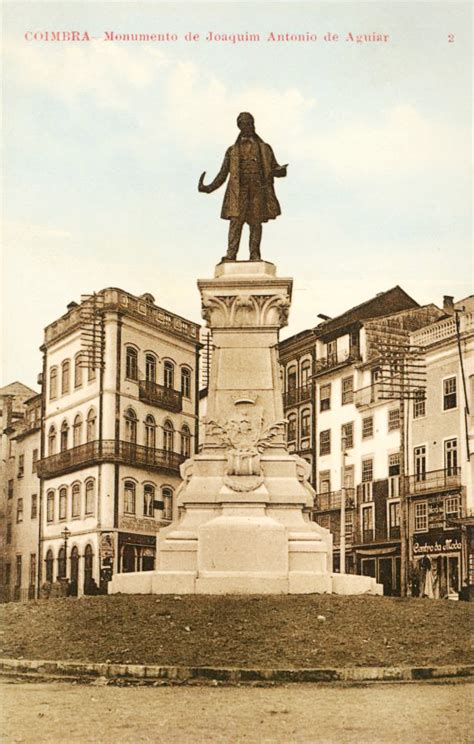 Estátua de Joaquim António de Aguiar bronze de Costa Mota 1913