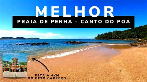 PRAIA CANTO DO POÁ EM PENHA SC Melhor PRAIA Água Limpa e Calma