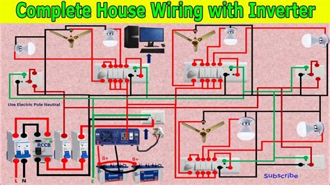 Complete House Wiring With Inverter Connection Inverter Connection