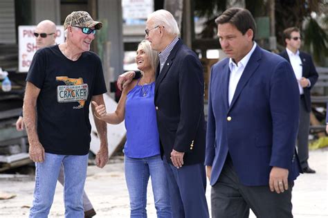 Biden And DeSantis All The Viral Moments From Their Florida Outing