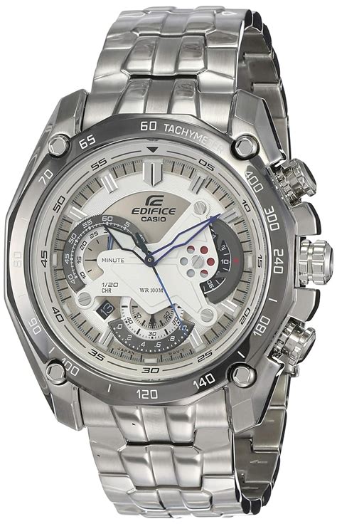 Buy Casio Edifice Chronograph White Dial Men S Watch EF 550D 7AVDF