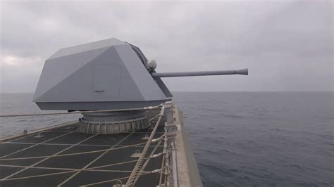 Littoral Combat Ship Live Fire With 57mm Naval Gun System Youtube