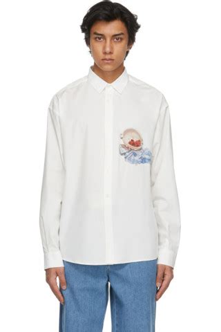 Jacquemus White Cherries La Chemise Henri Shirt SSENSE