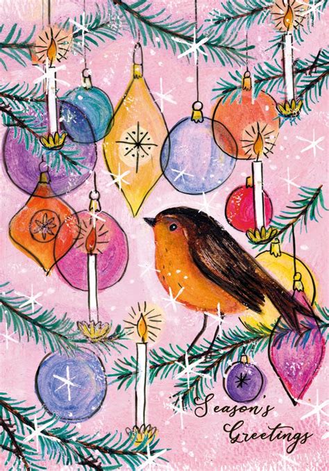 Retro Robin Christmas Cards Save The Children Shop