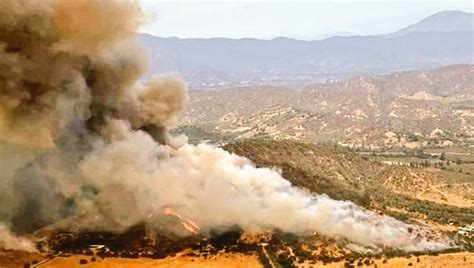 Declaran Alerta Roja Para Casablanca Por Incendio Forestal Que Presenta