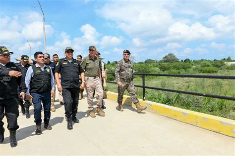 Tumbes Ministro Del Interior Supervisa Seguridad Policial En La