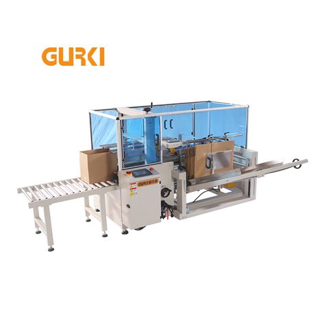 Automatic Corrguted Box Erecting Machine Auto Tape Carton Case Erector