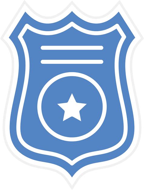 Police Badge Vector Icon 31879573 Vector Art At Vecteezy