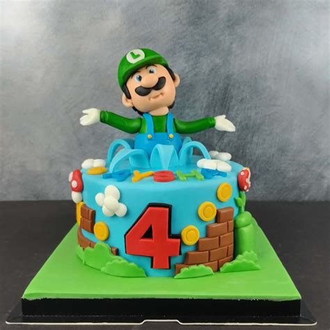 Super Mario Luigi Theme Cake Cake Away Premium And Custom Cake Shop