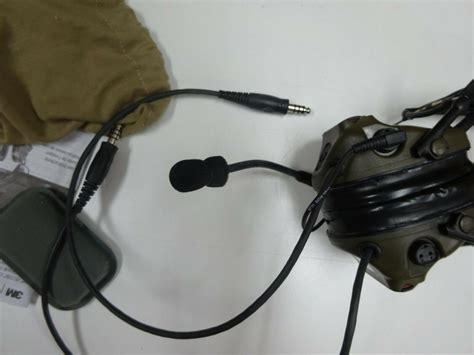 New 3m Peltor Comtac Iii Dual Comm With 2 Ptt Mic Ach Kit Green New 2017119541