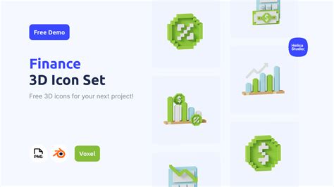 Free 3d Icon Voxel Finance 3d Icon Set Figma