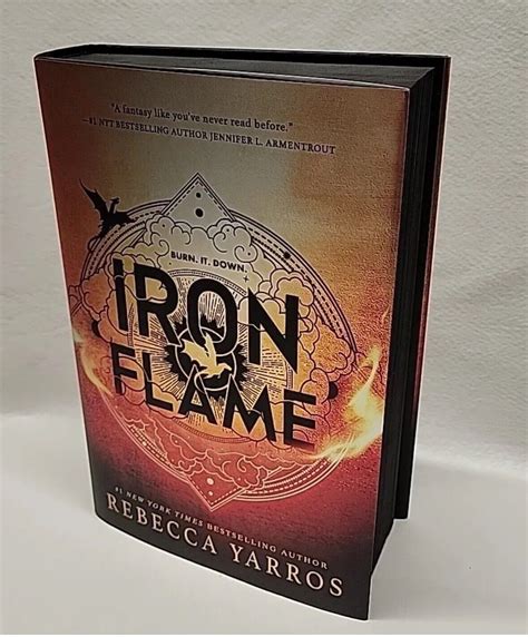 Iron Flame W Sprayed Black Edges 1st Edition By Rebecca Yarros BRAND NEW