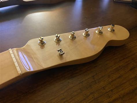 Warmoth Telecaster Conversion Neck Clear Gloss Gibson Scale Reverb