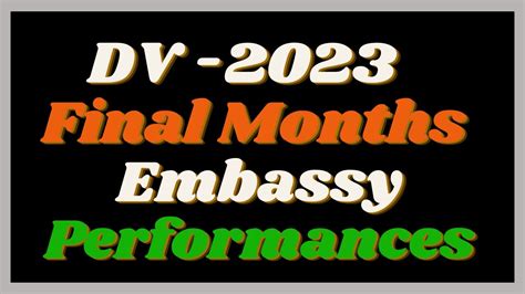 About Dv Final Months Embassy Performance Youtube