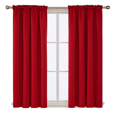 Bedroom With Red Curtains – Curtains & Drapes