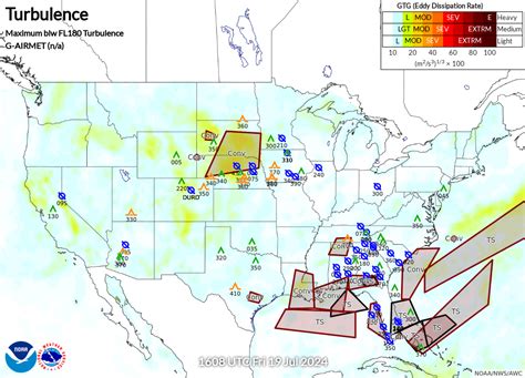 Maximum Turbulence Potential - Turbulence Forecast