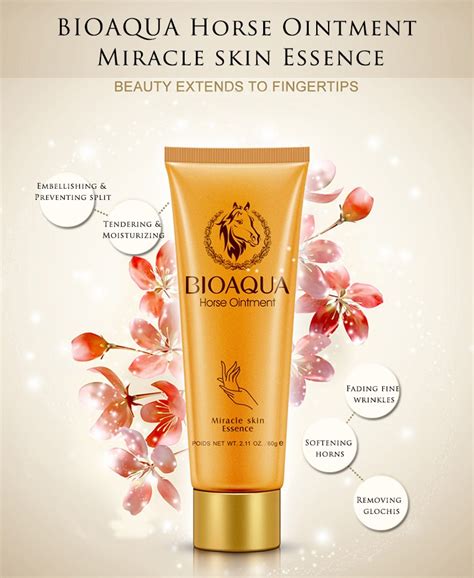 Buy Bioaqua horse ointment miracle moisturizing hand cream brands anti ...