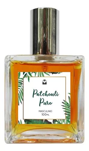 Perfume Saudável Masculino Patchouli Puro 100ml Natural