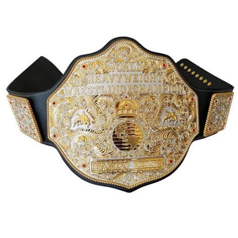 Dual Plated Big Gold World Heavyweight Championship Belt Luxe Edition