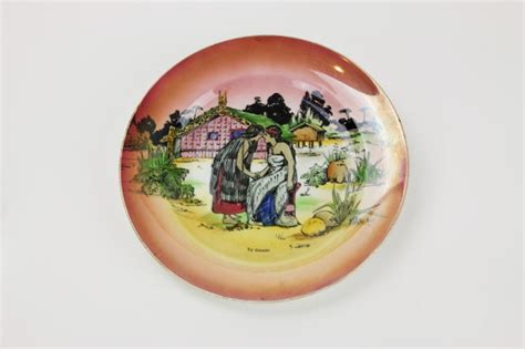 Maori Ware Te Hongi Souvenir Plate Grimwades Ltd Circa 1930 01217