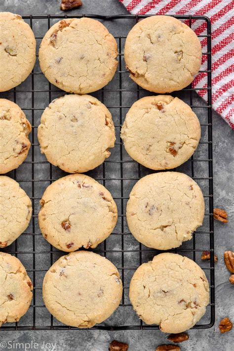 Easy Pecan Sandies 5 Ingredients Simple Joy