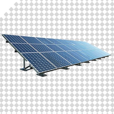 Premium Psd Solar Panel Isolated On Transparent Background Psd File