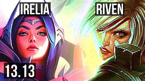 Irelia Vs Riven Top 6 1 5 1 1m Mastery 300 Games Na Master