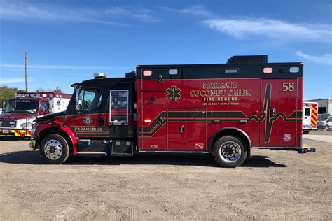 Margate Coconut Creek Fl Fire Rescue Gets Two New Wheeled Coach Type