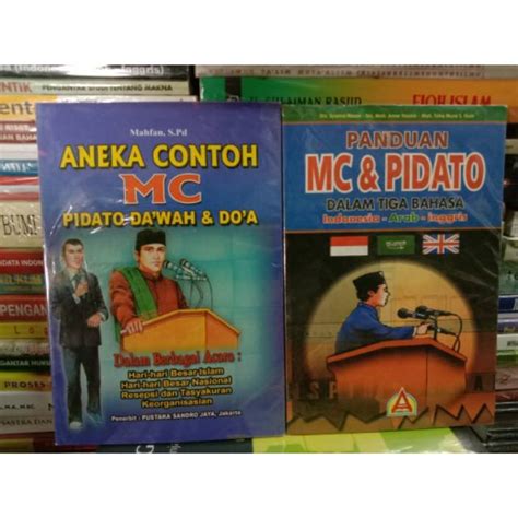 Jual Buku Aneka Contoh MC Pidato Da Wah Dan Do A Panduan MC Dan Pidato