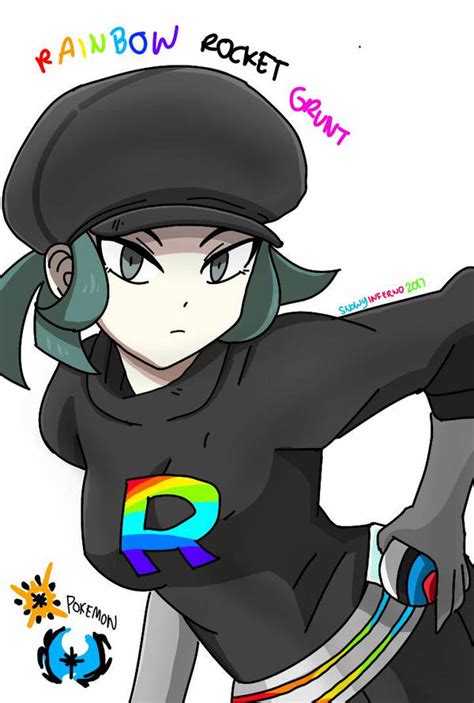 Female Rainbow Rocket Grunt By Snowy Inferno On Deviantart