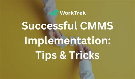 Successful Cmms Implementation Tips And Tricks