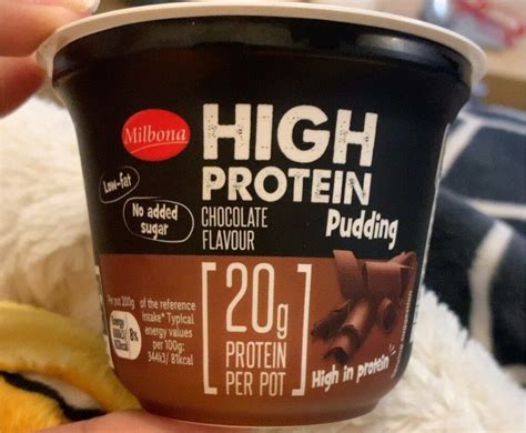 Chocolate Flavour High Protein Pudding Milbona 200g