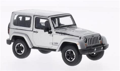 Diecast Model Cars Jeep Wrangler 1 43 Greenlight Polar Edition Grey 2014 Uk