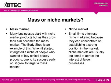 Niche Market Examples