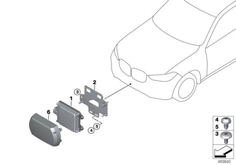 BMW X5 Front Radar Sensor Long Range FRR 02 66315A387E0 BMW Of