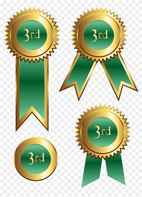 Rd Place Ribbon Clip Art St Place Ribbon Png Free Transparent Png