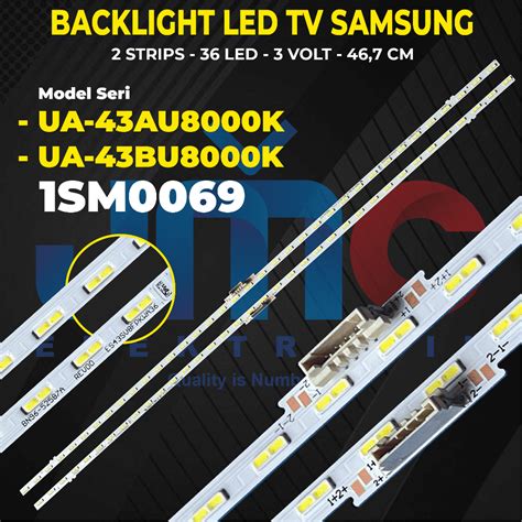 Samsung TV Backlight 43 Inch UA43AU8000 UA43BU8000 BN96 52587A Shopee