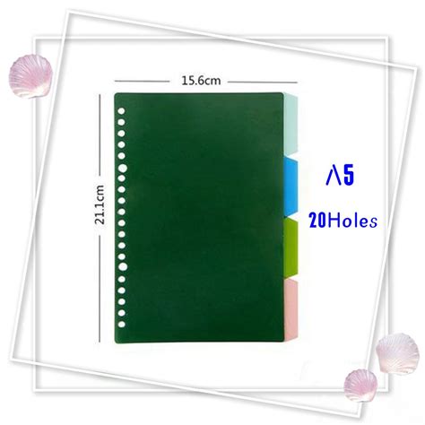 A5 B5 Loose Leaf Refillable Binder Notebook Replacable Metal Ring