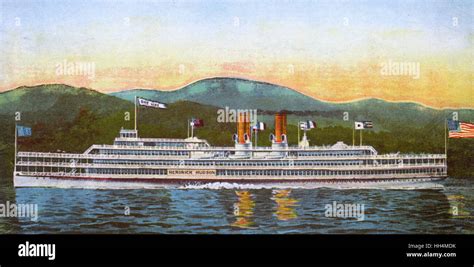 Hudson River Day Line Steamer Hendrick Hudson Usa Stock Photo Alamy