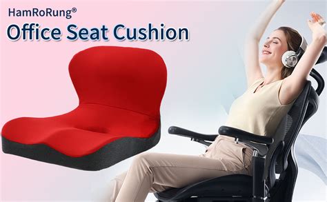 Hamrorung Office Chair Cushions For Back And Butt L Shaped