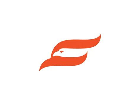 F Bird Design Logo Logoku